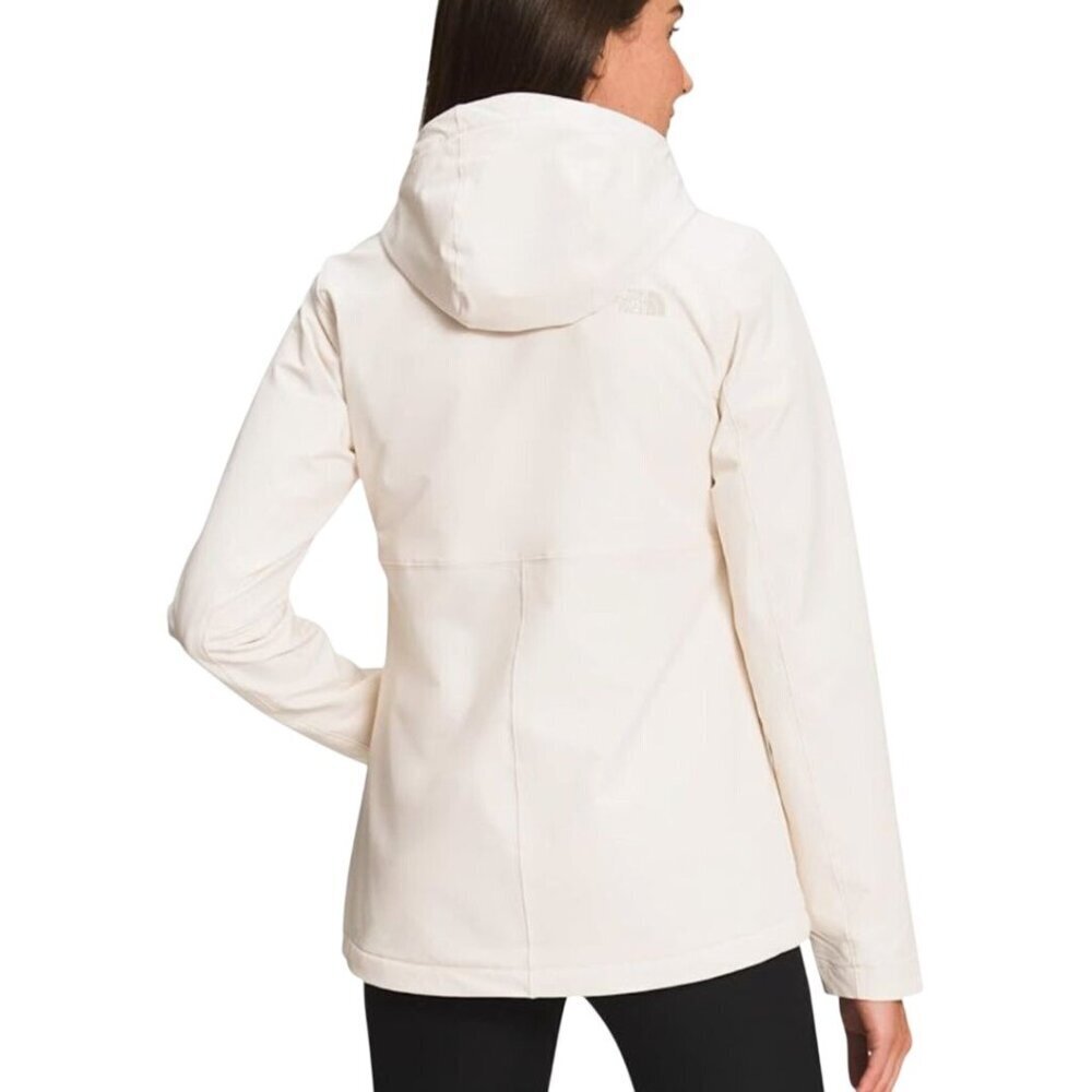 The North Face NWOT Shelbe Raschel Fleece Hooded Jacket Gardenia White Size 3X - Picture 4 of 14